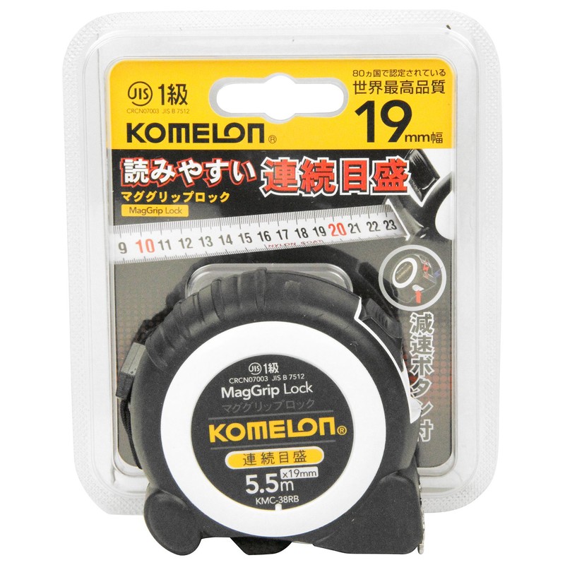 Comedy Long konbekkusu magugurippurokku Continuous Scale Tape 19 mm Wide