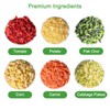 Whitejianpeak Dried Ramen Toppings, 1.1lb/500g Dehydrated Mixed Vegetables