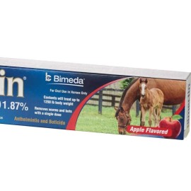 Bimeda New three pack  In Box Paste Horse Dewormer Apple Flavor  Exp 3/2026