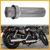Partuto 51mm Motorcycle Exhaust Silencer Exhaust Insert Muffler Pipe Baffle