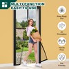 HADOR Adjustable Magnetic Screen Door Fit Door Size Width 34"