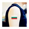Womaha 30 Temporary Bulgaria Flag Tattoos Fans Face Tattoo Stickers