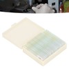 25PCS Microscope Slides Optical Glass Cover Transparent Slide Set for
