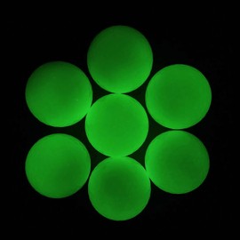 Aolowewin 10x Glow in The Dark Golf Balls, Fluorescent Luminous Golf Balls, Night Practice Golf Balls, Inner no LED, Light Up for 20~30 Minutes, with 1x UV Flashlight (11)