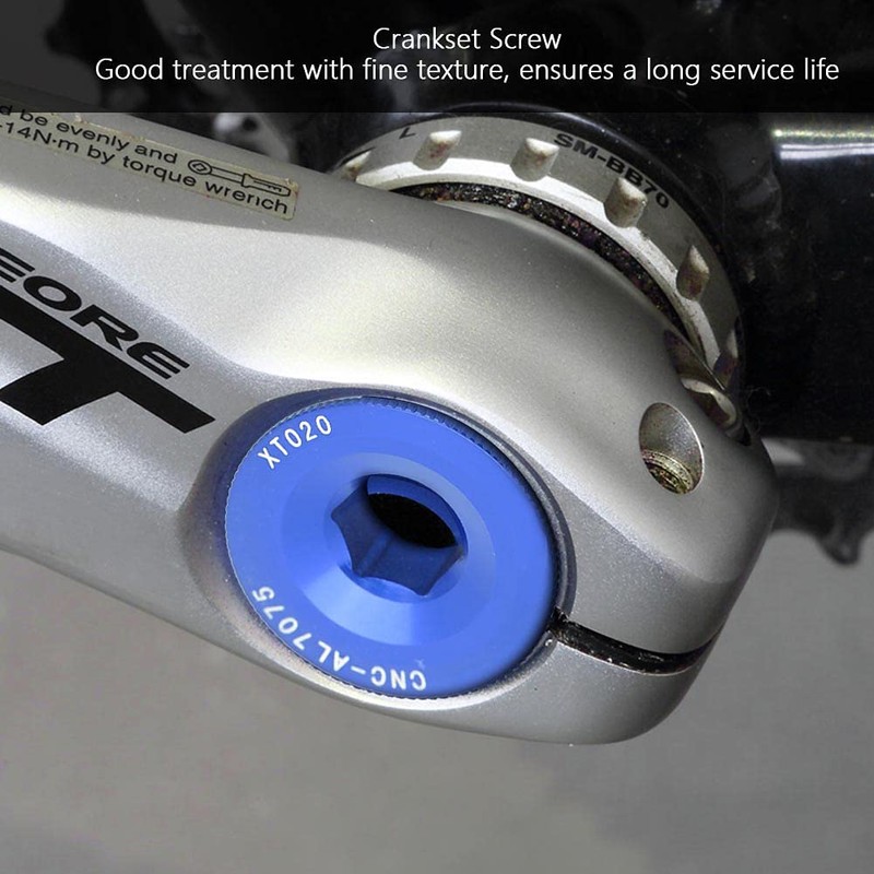 VGEBY Bicycle Crank Arm Bolts, M20 x 10 Bicycle Crank