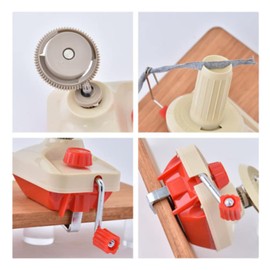 Nisorpa Wool Winder Yarn Fiber String Ball Wool Winder for Small Yarn Holder Hand Operated Swift Thread Yarn Ball Wind