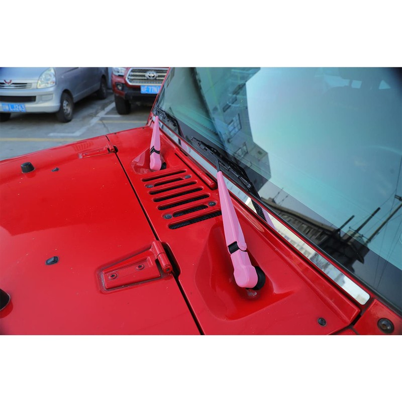 Kowsoo ABS Front&Rear Window Windshield Wiper Blades Trim Kit Cover