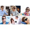 2Pcs 3D Eye Patches for Left and Right Adults Adjustable