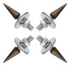 Lunsom License Plate Frame Screw Caps, License Plate Fasteners for