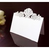 JOYJULY Pack of 50 Beach Themed Wedding Place Card Seashell