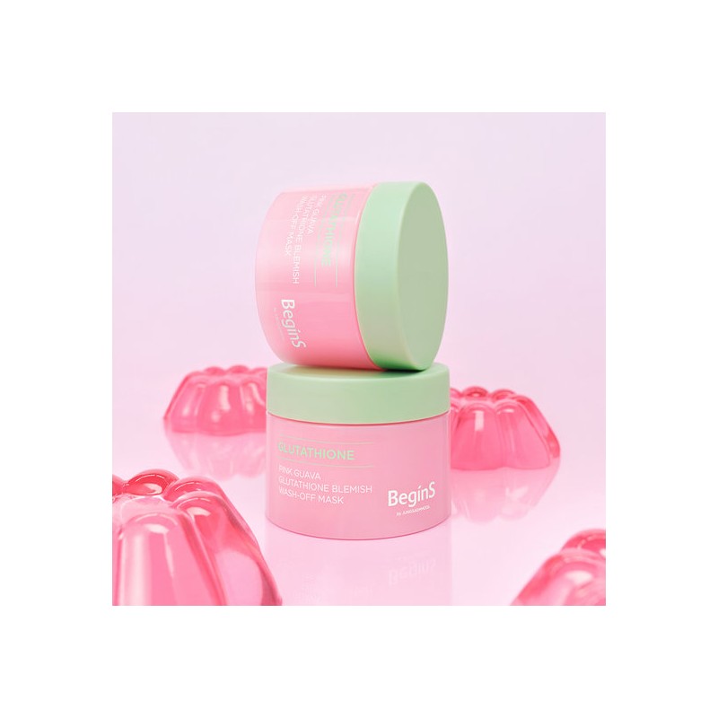 Begins by Jung Saem Mool Pink Guava Glutathione Wash-Off Mask