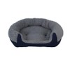 Cama para Perro con Forro acolchonado (Small, Azul)