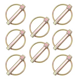 8Pcs 5/16 Lynch Pin Assortment Kit Tractor Pins Linch Pins 3 Point Hitch Pins for Farm Tractors Trailers Trucks Lawn Mowers M-128-8 PCS