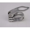 Aluminium bicycle seat clamp complete with quick release saddle clamp