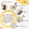 Explore Land 48 inches Dog Crate Cover Heavy Duty Polyester