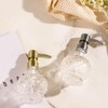 Glass Soap Dispenser Bathroom Hand Soap Dispenser with Stainless Steel