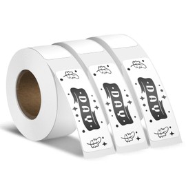 12 x 40 mm Thernal Labels White