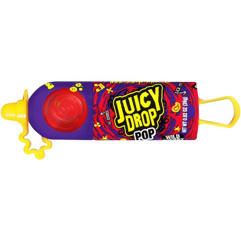 Juicy Drop Pop Variety Pack, Assorted Flavors Sweet Lollipops with