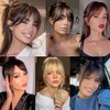 Bangs Hair Clip in Bangs Fringe with Temples Hairpieces for