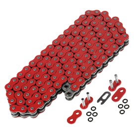 Caltric O-Ring Drive Chain Compatible with Yamaha Raptor 660 Yfm660R Yfm-660R 2001-2005 Red