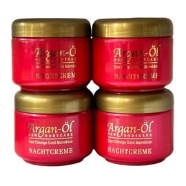Organic Vital Argan Oil Night Cream Set of 4 x 125 ml