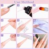 MELLIEX 144-Piece Dual Nail Forms Set, 6 Styles Acrylic Nail