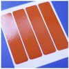 Safe-Tee ORANGE Reflective MOTORCYCLE HELMET Stickers - Complies with French