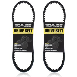 SOAJEE - 2 correas de transmisión 835 20 30 CVT para GY6 125 cc - 150 cc 232 cc 152QMI 157QMJ motores de 4 tiempos, ATV, motocicleta, Go Kart, scooter, Pit Dirt Mini Bike Agility Baja Carter Coolster Diamo Hammerhead GTS 150