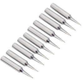 Saipe 10pcs 900M-TI Soldering Iron Tips Solder Iron Replacement Tip for 900M Station Tool for Hakko, TENMA, ATTEN, Quick, Aoyue, Yihua Soldering Station(900M-T-I)