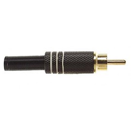 Stagg 0200 M BK WHH Nickel Plated RCA Jack Black