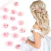 JOYOYO 20 Pcs Mini Flower Clips,Hair Clips with Flower Design