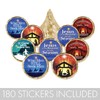 Religious Christmas Candy Favor Stickers - Christian Faith - 180