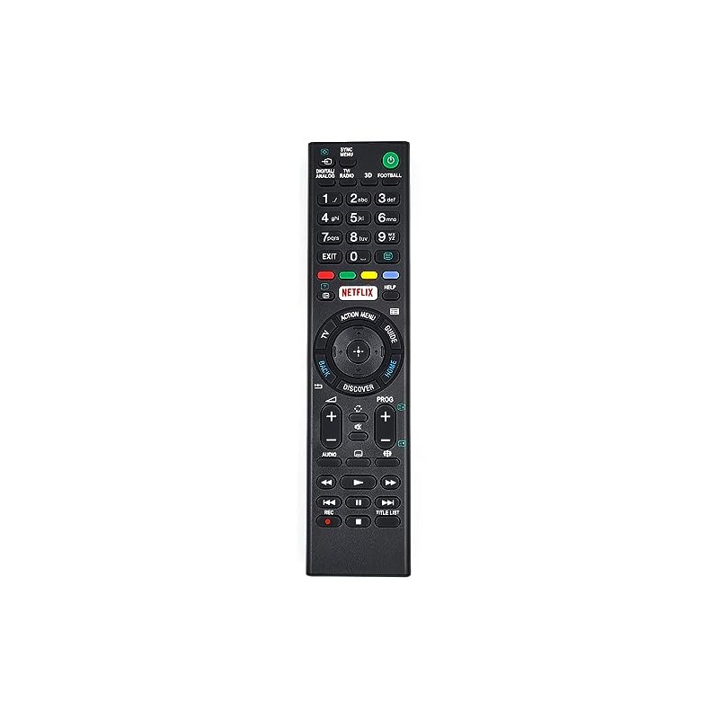 Replacement Remote Control for Sony TV | KD-49X8307C | KD-49X8308C