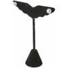 Plymor Black Velvet Wing Shaped, Three Pair Earring Display Stand,