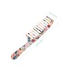Mikinona Acetate Wide Tooth Comb Set 2pcs Rolling Comb Wide