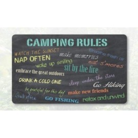Kittrich Anti Ftigue Kitchn Mat Camp Rules (Strb-14846-20)
