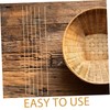 Angoily 6Pcs Bamboo Strips for Crafting Wide and Long for
