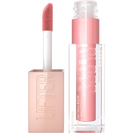 Maybelline New York Lifter Gloss, Plumping & Hydrating Lip Gloss with Hyaluronic Acid, 5.4 ml, Shade: 006, Reef