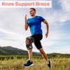 XN8 Hinged Knee Support Brace Adjustable Open Patella Anti-Slip Breathable