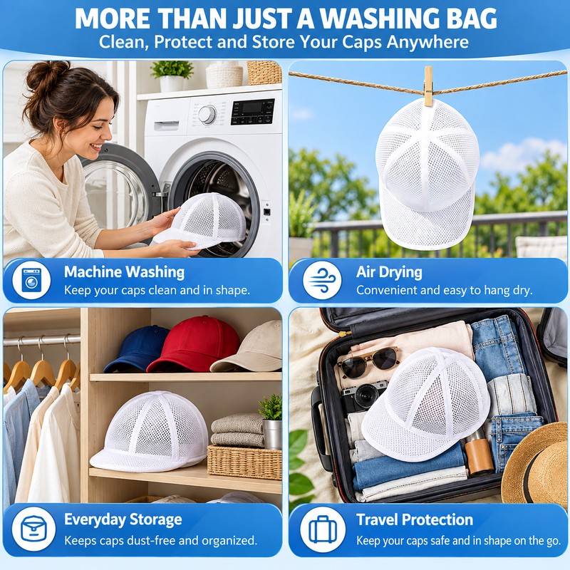 2 Pack Hat Cleaner for Washing Machine – Protective Cap