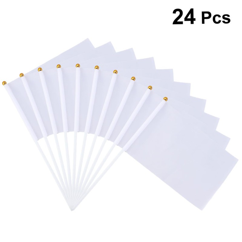 Kisangel 3sets Hand-cranked Flag Waving Banner Commanding Referee Flag Ideal