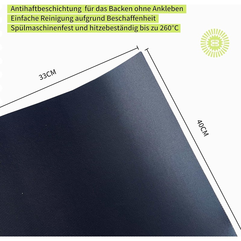 Baking Mat Set of 3 40 cm x 33 cm