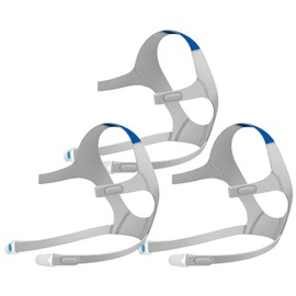 Replacement Headgear for ResMed F20 Full Face Mask Cushion - 3 Packs Masks Headgear Replacement Accessories Supplies Include Straps with Magnetic Clips(Medium)