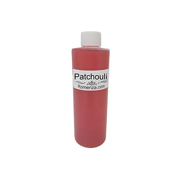Romeriza Fragrance Body Oil Patchouli Perfume Essential Oil Uncut, in Plastic Bottles (10oz)