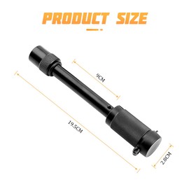 JNNJ Anhängerstiftschloss Kupplungsstift Mit Gewinde Empfänger Koppler, Stiftverriegelung des Anhängerkupplungsempfängers, Kupplungsstift-Clip(Schwarz)