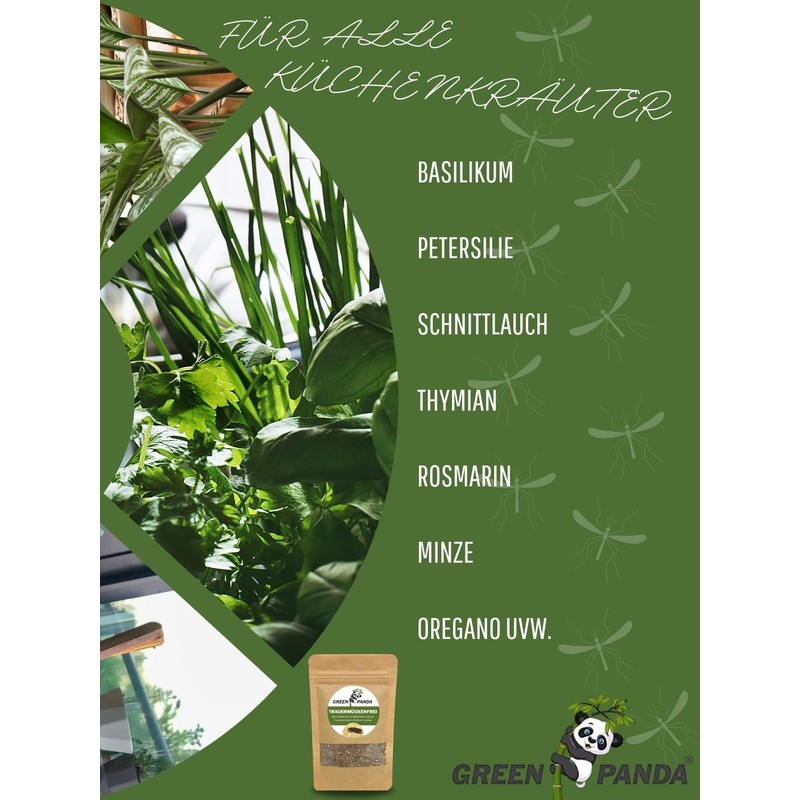 GreenPanda Fungus Gnats Remedy - 250 g Substrate for Fighting