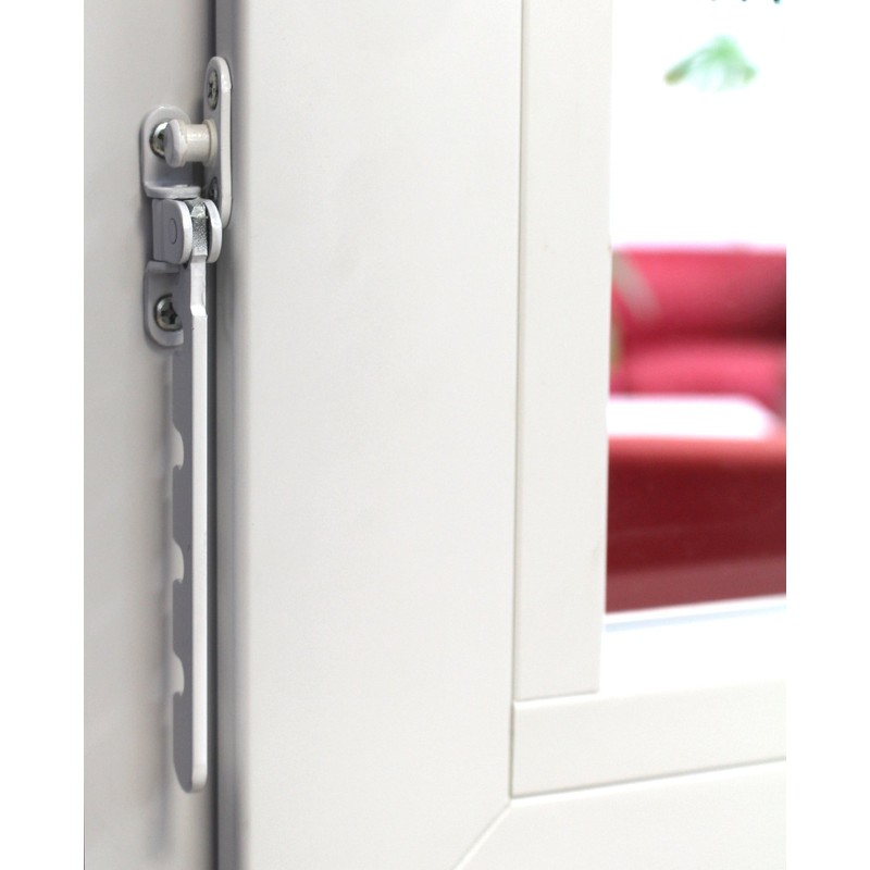 1 x Siegenia Window Lock Metal White Slate Protection Window