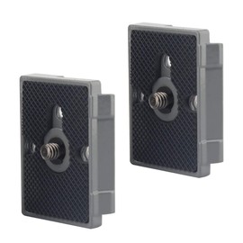 Rigdance 200PL-14 Quick Release Plate for Manfrotto 804RC2 Rapid Connect, 323 RC2, 488RC2, 484RC2, 498/496/ 494RC2, 2498RC, 2486RC, 468MGRC2 (2PCS/Pack)