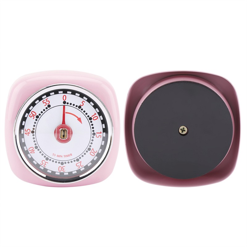 Stainless Steel Kitchen Timer Reminder with Magnet Base for Cooking
