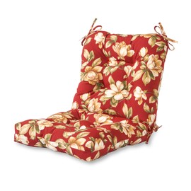 South Pine Porch Outdoor 38x21-inch Seat/Back Combo Chair Cushion, 1 Count (Pack of 1), Roma Floral